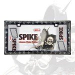 Universal Chrome Spike License Plate Frame