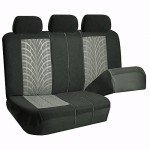 Gray Premium Cloth Car Seat Covers Set