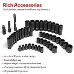 Eastvolt 46-Piece Socket Ratchet Wrench Set