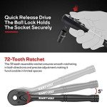 Eastvolt 46-Piece Socket Ratchet Wrench Set