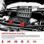 Eastvolt 46-Piece Socket Ratchet Wrench Set