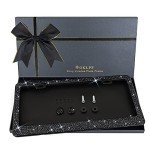 Sparkling License Plate Frame for Women – Black