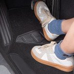 CAR PASS Premium Rainbow Car Floor Mats Set