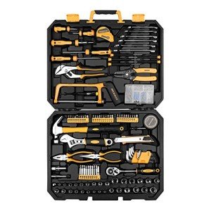 198-Piece Household Tool Kit with Toolbox