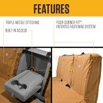 Carhartt Black Universal Bench Seat Cover