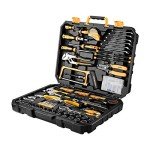 198-Piece Household Tool Kit with Toolbox