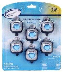 Air Jungles Long-Lasting Car Air Freshener Clips