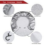 Moonet Waterproof Tire Covers for RV (4 Pack)