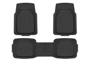 All-Weather Heavy Duty Rubber Floor Mats Set