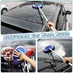 Car Wash Brush Kit with Long Handle & Accessories