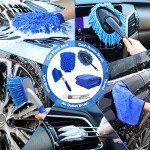 Car Wash Brush Kit with Long Handle & Accessories