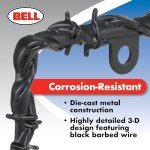 Black Barbed Wire License Plate Frame by Bell Automotive