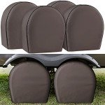 Heavy Duty Waterproof Tire Covers - 4-Pack