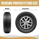 Heavy Duty Waterproof Tire Covers - 4-Pack