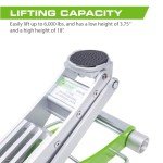 ArcAn 3-Ton Quick Rise Aluminum Floor Jack