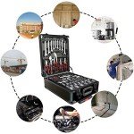 799-Piece Aluminum Tool Set with Tool Belt