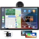 9-Inch Wireless Car Stereo with Apple CarPlay & Android Auto