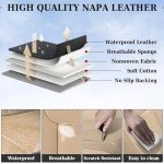 Waterproof Beige Nappa Leather Seat Covers