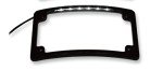 Black Radius-Style License Plate Frame by Custom Dynamics