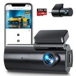 GKU 4K Dual Dash Cam with WiFi and Night Vision