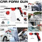 42-Piece Car Wash Detailing Kit with Foam Gun