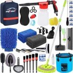 42-Piece Car Wash Detailing Kit with Foam Gun