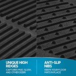 Heavy-Duty Rubber Floor Mats for SUVs and Trucks