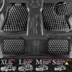Heavy Duty Rubber All-Weather Car Mats - 3 Piece Set