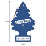 LITTLE TREES New Car Scent Air Fresheners 24-Pack