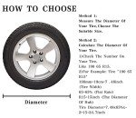 RV Tire Covers Set of 4 - Waterproof & Durable