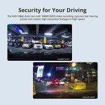 AZDOME Dual Dash Cam Front and Rear with 64GB Card