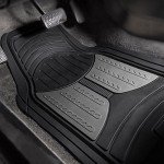 Heavy-Duty Universal Car Floor Mats - Gray Set