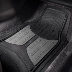 Heavy-Duty Universal Car Floor Mats - Gray Set
