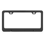 Matte Black License Plate Frame with 2 Holes