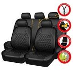 Universal Deluxe Faux Leather Car Seat Covers