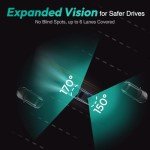 BOTSLAB 4K Dual Dash Cam with Night Vision