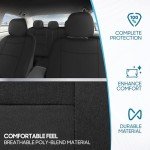 Solid Black PolyPro Seat Covers for Trucks & SUVs