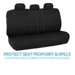 Solid Black PolyPro Seat Covers for Trucks & SUVs