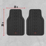 All-Weather Rubber Car Floor Mats - Trim to Fit
