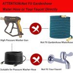 High Pressure Washer Gun with Foam Cannon & Nozzles