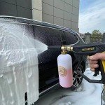 High Pressure Washer Gun with Foam Cannon & Nozzles