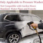 High Pressure Washer Gun with Foam Cannon & Nozzles