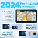 Gdienty 7-Inch Touch Screen Car GPS Navigator