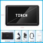 Gdienty 7-Inch Touch Screen Car GPS Navigator