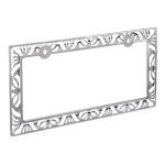 Universal Chrome License Plate Frame by Bell Automotive