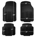 Heavy-Duty Rubber Floor Mats - Universal Fit