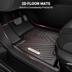 YITAMOTOR All-Weather Floor Mats for Ford F-150