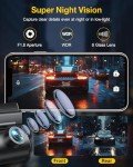 GKU 4K Dual Dash Cam with WiFi and GPS