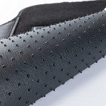 Luxury Red PU Leather Car Floor Mats Set