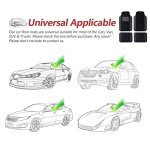 Luxury Red PU Leather Car Floor Mats Set